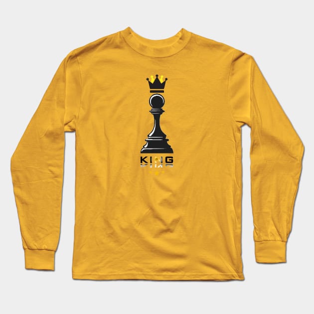 true king Long Sleeve T-Shirt by Lamink